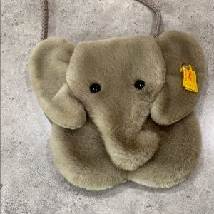 Steiff elephant purse